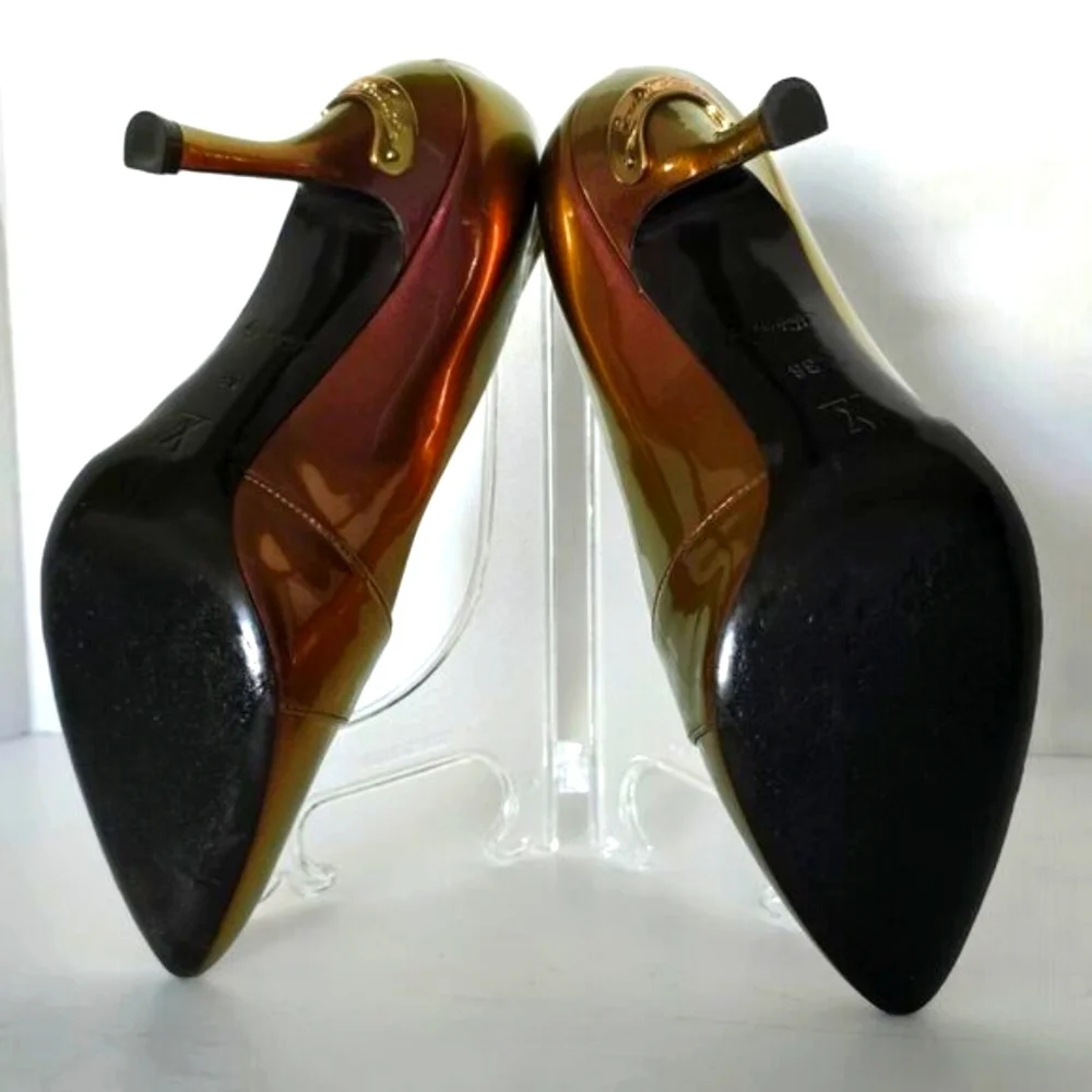 Louis Vuitton Prismatic Limited Edition Patent Leather Heels Size 36/6